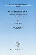Die Wahltarife im SGB V