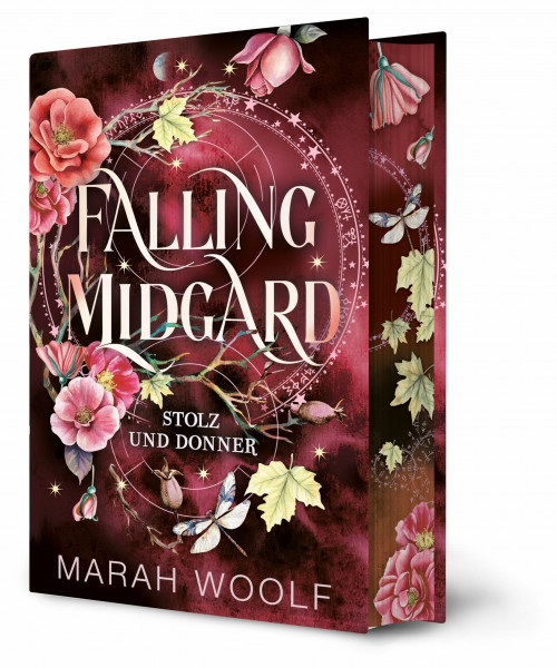 Falling Midgard: Stolz & Donner | Mit wunderschönem Farbschnitt, Page Overlay und Lesebändchen (Liebe in Zeiten von Ragnarök, Band 2)