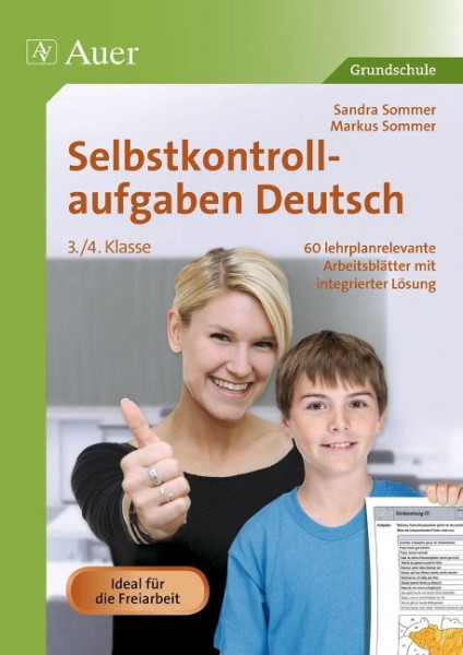 Selbstkontrollaufgaben Deutsch 3.-4. Klasse