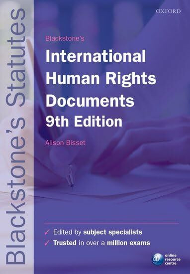 Blackstone's International Human Rights Documents (Blackstone's Statutes)