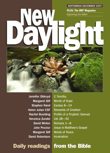 September-December 2007 (New Daylight: Daily Readings from the Bible)
