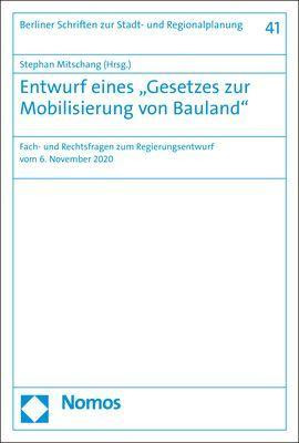 Entwurf eines "Gesetzes zur Mobilisierung von Bauland"