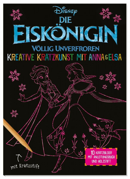 Disney Die Eiskönigin: Kreative Kratzkunst mit Anna und Elsa (Disney Eiskönigin)