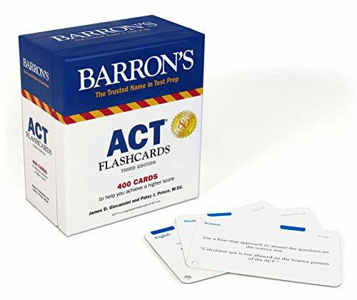 ACT Flashcards: 400 Cards to Help You Achieve a Higher Score (Barron's Test Prep)