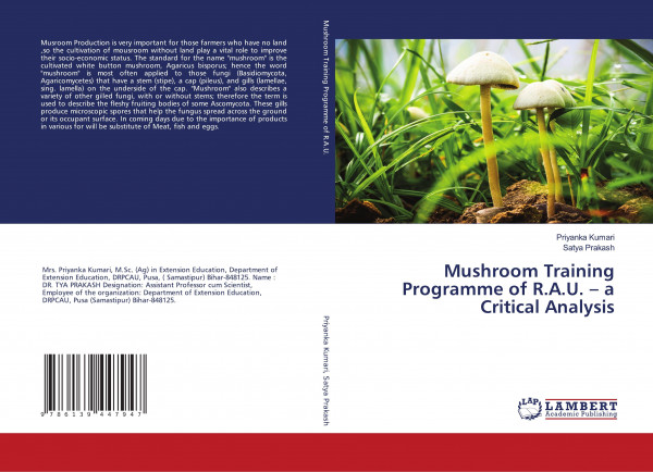 Mushroom Training Programme of R.A.U. - a Critical Analysis