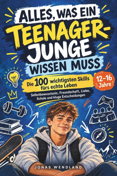 Alles, was ein Teenager-Junge wissen muss: Die 100 wichtigsten Skills fürs echte Leben - Selbstbewusstsein, Freundschaft, Liebe, Schule und kluge Entscheidungen