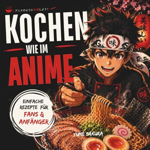 Kochen wie im Anime: Einfache Rezepte für Fans & Anfänger. Von Ramen bis Dessert. Für entspannte, gemütliche und magische Genussmomente.