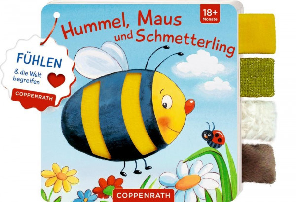 Mein Fühl-Laschenbuch: Hummel, Maus und Schmetterling