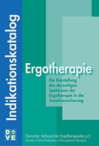 Indikationskatalog Ergotherapie: Die Darstellung des derzeitigen Spektrums der Ergotherapie in der Sozialversicherung