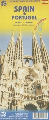 Spain / Portugal Travel Map 1 : 900 000