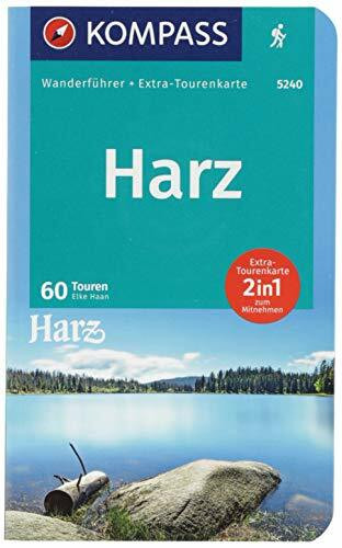 KOMPASS Wanderführer Harz: Wanderführer mit Extra-Tourenkarte 1:50.000, 60 Touren, GPX-Daten zum Download
