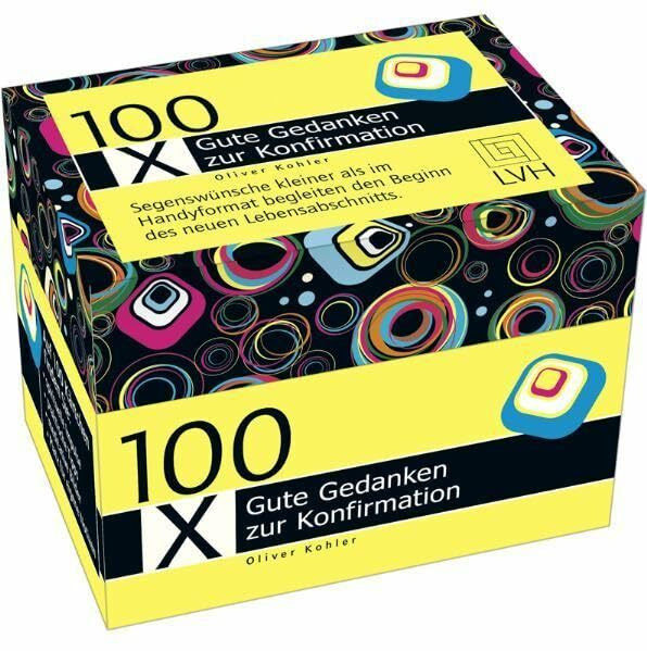 100 x Gute Gedanken zur Konfirmation: Impulskästchen mit 100 Impulskärtchen