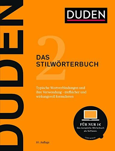Duden – Das Stilwörterbuch, Typische Wortverbindungen Und Ihre Verwendung – Treffsicher Und Wi...