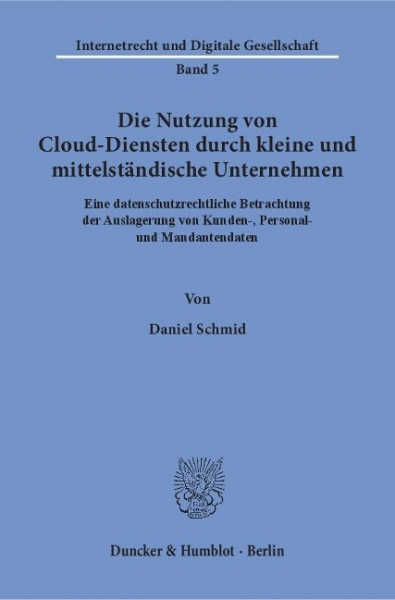 Die Nutzung von Cloud-Diensten durch kleine und mittelständische Unternehmen