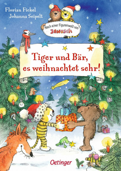 Nach einer Figurenwelt von Janosch. Tiger und Bär, es weihnachtet sehr!: Gemütliche Adventsgeschichte in 24 Kapiteln für Kinder ab 4 Jahren.