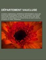 Département Vaucluse