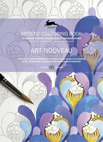 Art Nouveau: Artists' Colouring Book