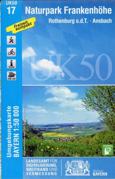 Naturpark Frankenhöhe 1 : 50 000 (UK50-17)