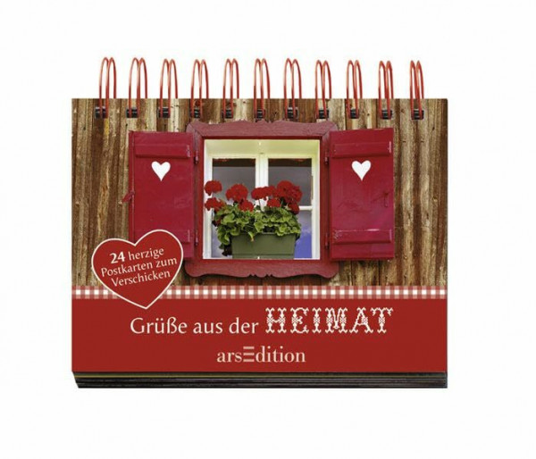 Grüße aus der Heimat: 24 herzige Postkarten zum Verschicken