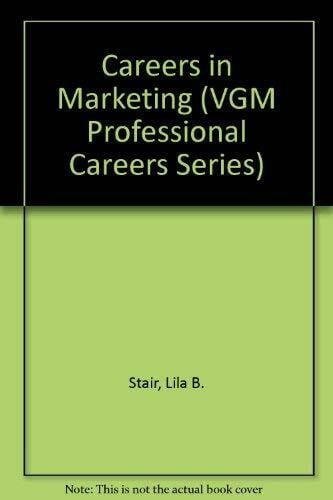 Careers in Marketing (VGM Professional Careers Series)
