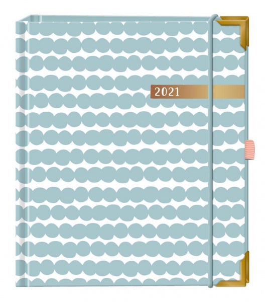 Premium-Terminplaner "Light blue" 2021