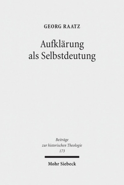 Aufklärung als Selbstdeutung