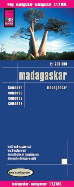 Reise Know-How Landkarte Madagaskar (1:1.200.000): world mapping project