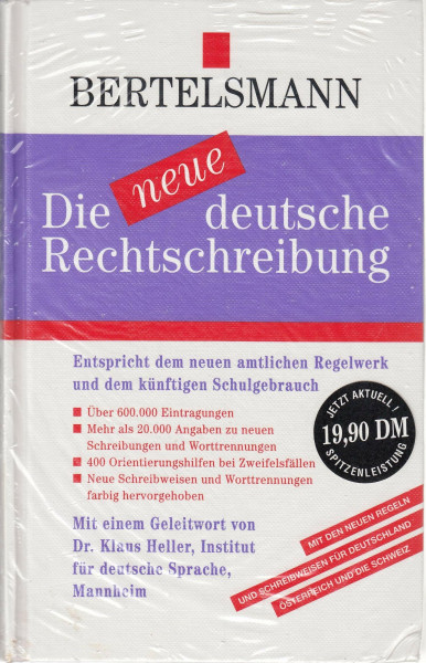 Die neue deutsche Rechtschreibung