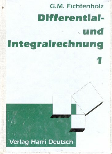 Differential- und Integralrechnung, Bd. 1