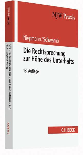 Die Rechtsprechung zur Höhe des Unterhalts (NJW-Praxis, Band 22)