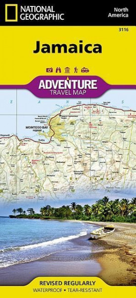 Touristische Karte Jamaica 1:150 000
