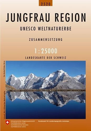 Swisstopo 1 : 25 000 Jungfrau Region