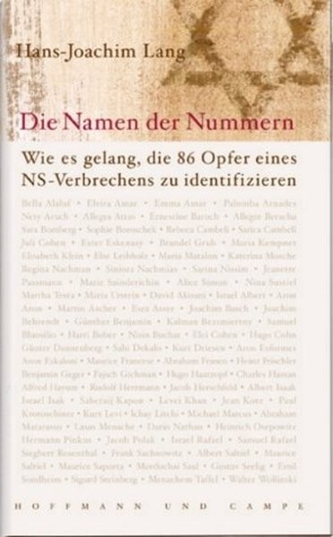 Die Namen der Nummern: Wie es gelang, die 86 Opfer eines NS-Verbrechens zu identifizieren