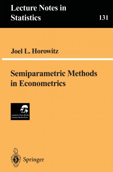 Semiparametric Methods in Econometrics