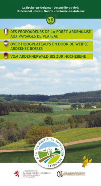 Over Hoogplateau's en Door Weidse Ardennen Bossen 1 : 30 000
