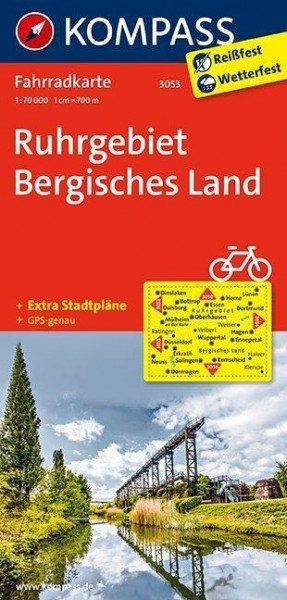 Ruhrgebiet - Bergisches Land 1 : 70 000