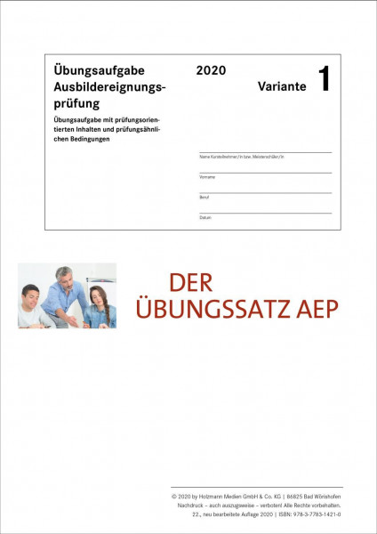 Die Übungssätze Ausbildereignungsprüfung Variante 1