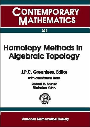 Homotopy Methods in Algebraic Topology: Proceeding of an Ams-Ims-Siam Joint Summer Research Conference Held at University of Colorado, Boulder, Colorado, June 20-24, 1999 (Contemporary Mathematics)