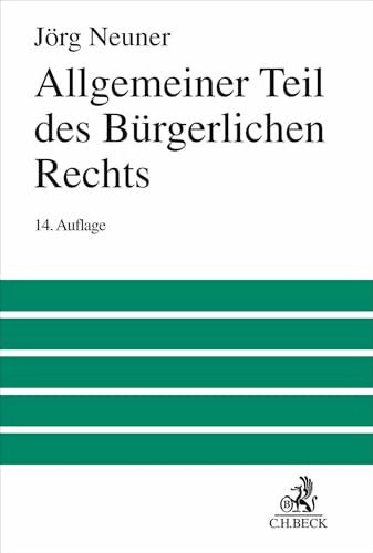 Allgemeiner Teil des Bürgerlichen Rechts (Großes Lehrbuch)