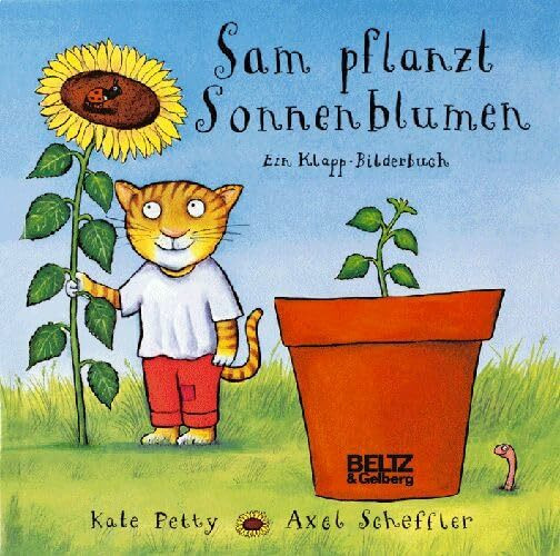 Sam pflanzt Sonnenblumen: Vierfarbiges Klapp-Bilderbuch: Ein Klapp-Bilderbuch (Beltz & Gelberg)