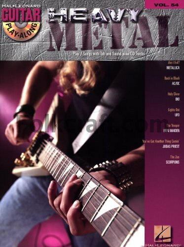 Heavy Metal (Book and CD): Noten, CD, Sammelband für Gitarre (Hal Leonard Guitar Play-Along): Guitar Play-Along Volume 54