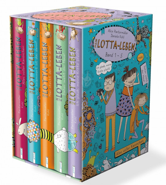 Mein Lotta-Leben (1-5): Sonderausgabe, Bd. 1-5 im Schmuckschuber