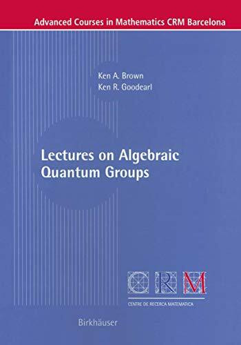 Lectures on Algebraic Quantum Groups (Advanced Courses in Mathematics - CRM Barcelona)