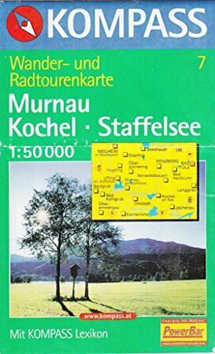 KOMPASS Wanderkarte Murnau - Kochel - Das blaue Land rund um den Staffelsee: Wanderkarte mit Aktiv Guide und Radwegen. GPS-genau. 1:50000 (KOMPASS-Wanderkarten, Band 7)