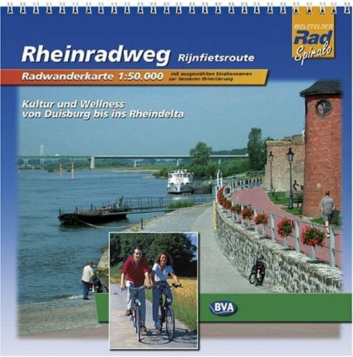 Rheinradweg /Rijnfietsroute: Spiralo Maßstab 1:50000