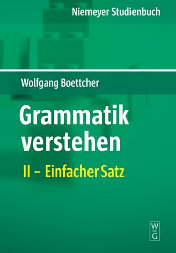Einfacher Satz (Wolfgang Boettcher: Grammatik verstehen, Band 2)