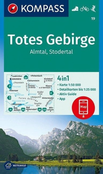 Totes Gebirge, Almtal, Stodertal 1:50 000