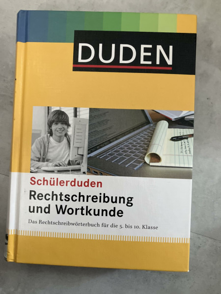 Schülerduden Rechtschreibung und Wortkunde (gebunden): Das Rechtschreibwörterbuch für die Sekundarstufe I