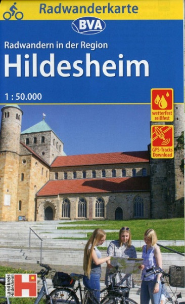 BVA Radwanderkarte Radwandern in der Region Hildesheim, 1:50.000