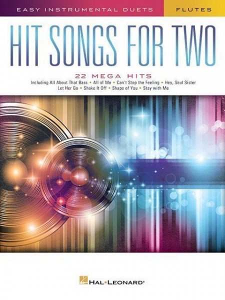 Hit Songs for Two Flutes: Easy Instrumental Duets